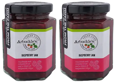 2 X Homemade Raspberry Jam From The Scottish Farm Shop Natural No Preservatives • £9.50