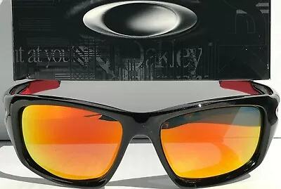 NEW* Oakley VALVE Black Ducati Red Icon POLARIZED Galaxy Ruby Lens Sunglass 9236 • $86.87