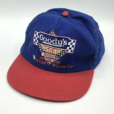 Vintage Goody’s 500 Winston Cup NASCAR Bristol Raceway Hat Cap Snapback USA Made • $18.99