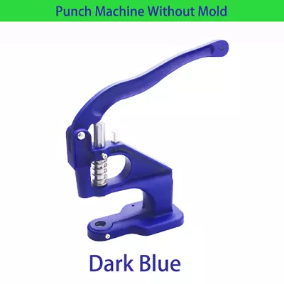 Hand Punch Press Machine Metal Mold For Double Cap Rivets Snap Buttons Eyelet • $87.94