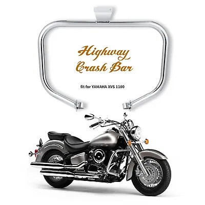 Highway Engine Guard Crash Bar For Yamaha DragStar DS1100 V-Star XVS1100 Custom • $141.86