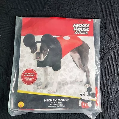 New - Disney Mickey Mouse Pet Halloween Apparel Size LARGE Dog Costume • $14.50