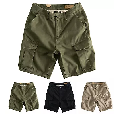 Nylon Shorts Cargo Casual Quarter Pants Permeable Multi Pocket Shorts House Gift • $30.89