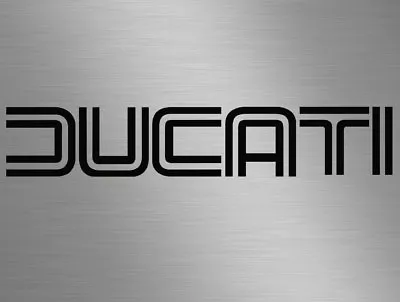 £1.99 • Buy Med Motorcycle Bike Retro Ducati Vinyl Decals Stickers Tank Fairing Crash Helmet