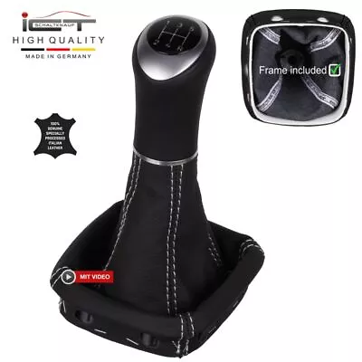 ICT Shift Button Leather For Mercedes A-Class W168 Vaneo W414 Seam Silver B64 • $84.95