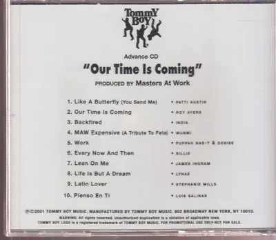 Our Time Is Coming Produced By Masters At Work Cd Promo • $7.49