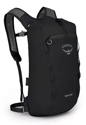 Osprey Daylite Cinch 15L Backpack Black Hiking Daypack Hydration Compatible • $49.95