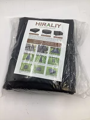 Hiraliy Black Patio & Garden Cover Waterproof For Patio Furniture HR-FC350 • £18.07