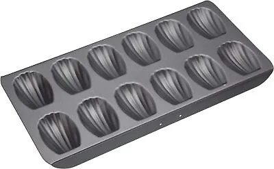 MasterClass Madeleine Tray With PFOA Free Non Stick Robust 1mm Carbon Steel 1 • £25.70