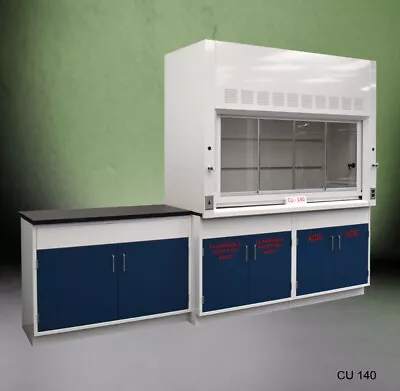 6' Laboratory Fume Hood / Flammable & ACID Storage & 4' Sink Cabinet /E1-761 • $13510