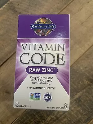 Garden Of Life Vitamin Code Raw Zinc Capsules - 50 Count • $5.70