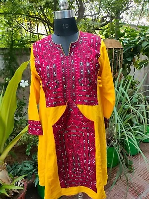 Afghan Handmade Dress Boho Style Dress Vintage Banjara Tunic Vyshyvanka Dress • $49.99