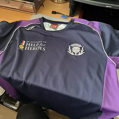 Scotland Rugby Shirt Help For Heroes Size L • £10