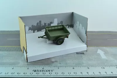 Cararama 93310 US Army Military Jeep Willys Trailer 1/4 Ton 1/43 O Scale • $24.99