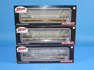 HO Atlas 20 000 712  & 710 Trainman Flat Car Union Pacific NOS. LOT OF 3 • $29.99