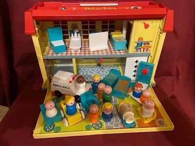 Fisher Price Hospital With Little People (Vintage) • $65