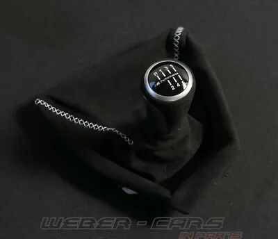 $324.61 • Buy 2353841 New BMW 1er F20 F21 M Performance (Leather) Alcantara Alu Gear Knob Rhd