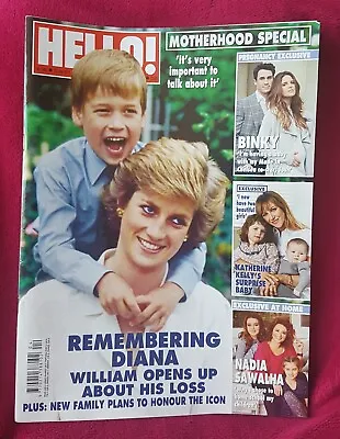 HELLO Mag William Remembering Diana Motherhood Special KATE MIDDLETON 23.01.17 • £3