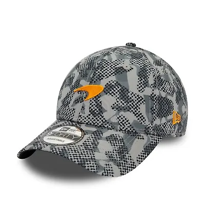 McLaren Racing F1 New Era Camo Snapback Baseball Cap Grey Free UK Shipping • £37