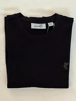 New Men’s Ashworth Golf L/s Ez Tech Natural Crewneck Shirt Black Pick A Size • $19.50