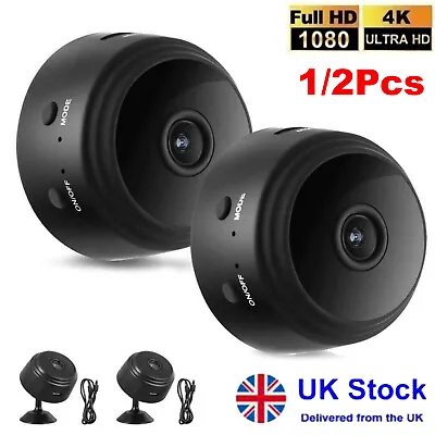 1080P Mini Wireless Wifi IP Camera Spy Hidden HD Home Security Night Vision Cam • £7.85