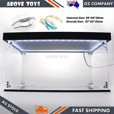 Acrylic Display Case 35*20*20cm With Led Light For LEGO 10248 Ferrari F40 • $59.99