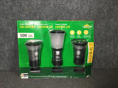 Cascade Mountain Tech Bright Collapsible Mini LED Lantern- 3 PACK 500 Lumen M88A • $12.99