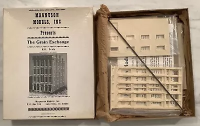 Magnuson Models HO Scale The Grain Exchange NOS Kit M504 • $58.50