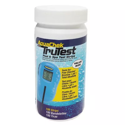 Aquachek 512138 TruTest Digital Reader Swimming Pool Spa 100 Test Strips Refill • $26.95