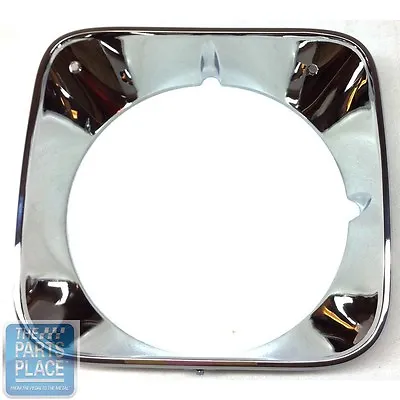 1971-72 Monte Carlo LH Chrome Headlamp Bezel New Die Cast - GM # 3982445 • $77.99