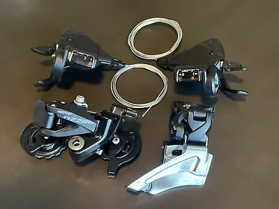 MicroSHIFT Mezzo Shifters 2x8 F&R Derailleurs - Specialized Rock Hopper TakeOffs • $33.50