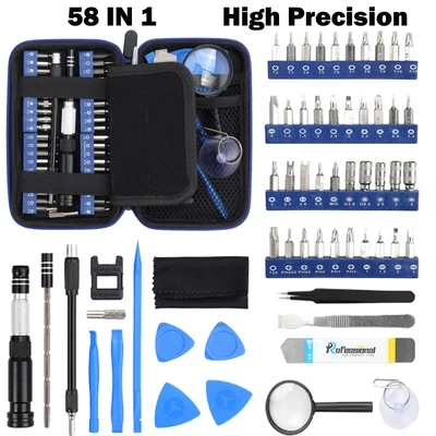$17.85 • Buy 58 In 1 Screwdriver Precision Tool Magnetic Driver 40 Bits Repair Kit PC Mobile