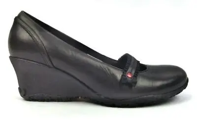 Merrell Women's Wedge Pumps Slip On Leather Comfort Shoes Petunia Mary Jane • $32.25