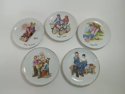 Norman Rockwell Collection Lot Collector Plate Set Of 5 Plates!  • $19.99