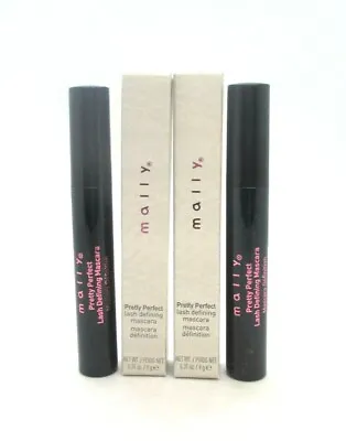 Lot / 2 Mally Pretty Perfect Lash Defining Mascara ~ Black ~ 031 Oz (x2) ~ BNIB • $9.07