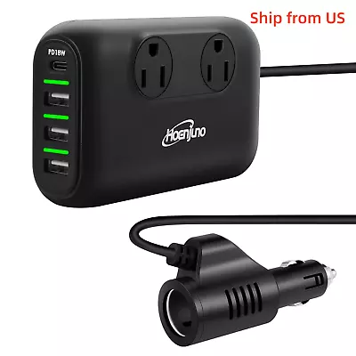 200W Car Power Inverter DC 12V To 110V AC Car Car Charger Adapter Loptop • $25.99