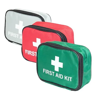 First Aid Kit 45 Piece Emergency Medical Kit Bag Travel Holiday Workplace Car • £8.49
