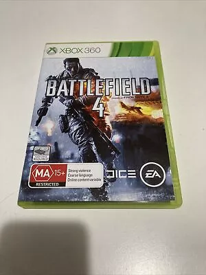 EA Battlefield 4 Xbox 360 Pal Game - With Manual - Free Post • $7.95