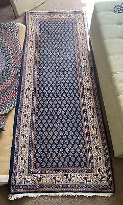 Vintage Wool Rug Runner 77”x29” • $60