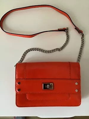 Milly Crossbody Leather Orange Purse • $40