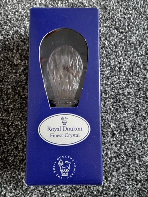 £5 • Buy Royal Doulton Crystal Glass Decanter Stopper Boxed