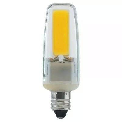 Silicon LED Replacement 4 Watt 120V Mini Candelabra E11 Clear 3000K Warm White • $10.95