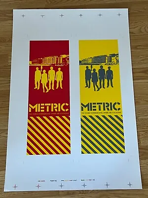 Super Rare Metric Old World Underground Where Are You Now Original Poster Proof • $600