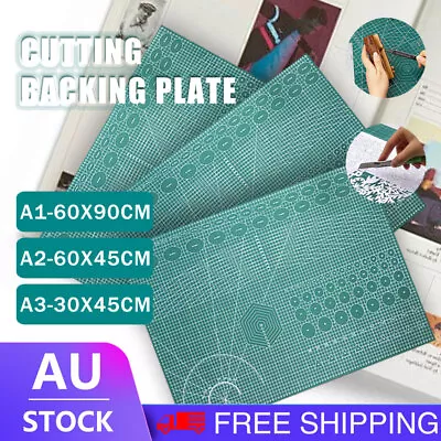 A1 A2 A3 Thick Cutting Mat Non Slip Self Healing Printed Grid Lines • $16.59