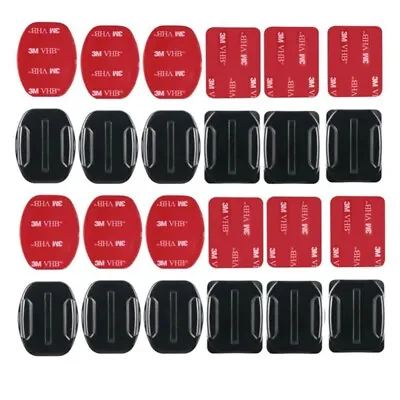 GoPro HERO Series Flat Curved Strong Adhesive Sticky Mounts Pads Accessories • £6.98