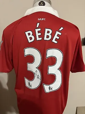 Tiago Bebe Signed Man Utd 2010/11 Shirt COA Video Photo Proof • £114