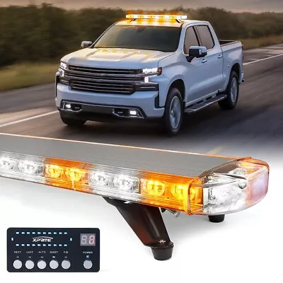 48  132 LED Strobe Light Bar Amber White Emergency Light Beacon Warn Tow Truck • $239.95