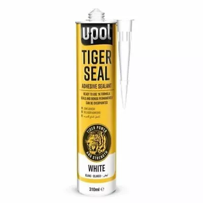 £9.95 • Buy U-POL Tiger Seal PU Adhesive Trim Sealant 310ml Multi Purpose White TIG/BW