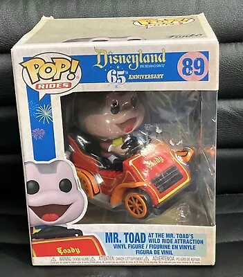 Funko Pop! Rides: Disney Mr. Toad At Mr. Toad's Wild Ride Attraction #89 • $29.97