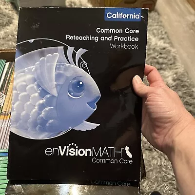 5-enVision Math California Common Core K Reteaching & Practice Paperback - (BC4) • $10